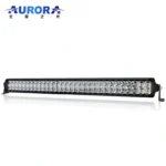 Barra Negra Led Con Pernos Doble Fila 30" - 300 Watts - Luz Blanca Comb - Incluye Cableado Con Fusible, Switch Y Bracket Lateral De Montage