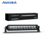 Barra Led AURORA De Una Fila 10" - 50 Watts - Luz Blanca Comb - Incluye Cableado Con Fusible, Switch Y Bracket Lateral De Montage